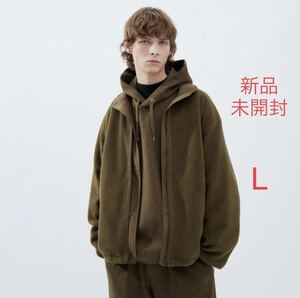 新品未開封 uniqlou ユニクロユー ユニクロu リバーシブルスタンドジャケット オリーブ L 462770