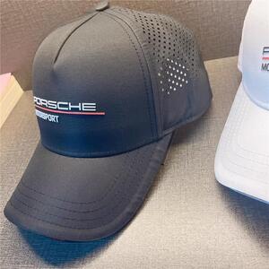 【Porsche Motorsports Collection】 黒 パンチング キャップ （検：Porsche Carrera Cup Porsche Design Driver