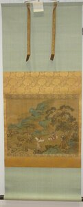 rarebookkyoto　YU-73　李朝絵画　作者不詳・　　青緑僊人古画・絹本設色　1800年頃作　京都古物