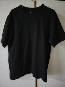 GU　メンズ　半袖Tシャツ　ブラック　Mサイズ