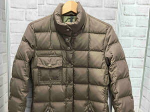 MONCLER ／ モンクレール ／ Z7HJ1066 ／ ダウンジャケット ／ 1 ／ モスグリーン ／ フード無し ／加工箇所あり