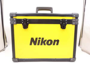 ZA121/Nikon フォトタックルケース イエロー ブラック 鍵付 ハードケース カメラケース ニコン 保管品