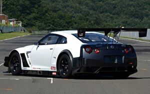 日産 GT-R NISMO GT3 2012年 R35ベースGTカー ニッサン NISSAN 壁紙ポスター 特大ワイド版921×576mm （はがせるシール式） 020W1