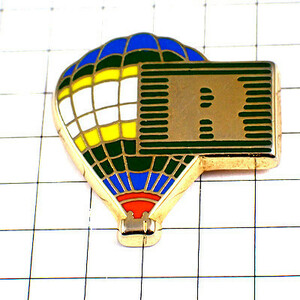 ピンバッジ・気球アルファベット「Ｒ」◆フランス限定ピンズ◆レアなヴィンテージものピンバッチ