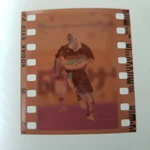 1995年 サッカー セリエA ジェノア 三浦知良 本物 フィルム 2(検)日本代表 Jリーグ ヴェルディ 写真 中田英寿 遠藤 久保 panini サインなし