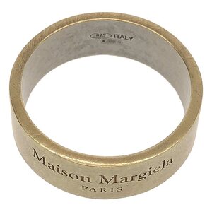 Maison Margiela / メゾンマルジェラ | 2022AW | Logo Ring / 925 ロゴ リング / ユニセックス | 11 | ゴールド系 | メンズ