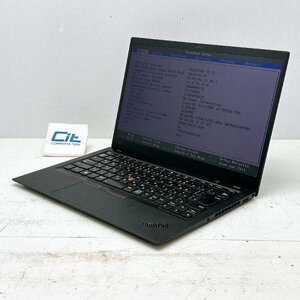 【月曜日13時台終了】Lenovo ThinkPad X1 Carbon Core i7 8550U 1.8GHz 16GB 14 WQHD ジャンク扱い ACアダプター欠品 H12418