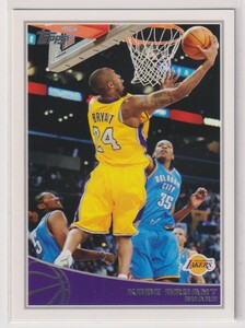 NBA KOBE BRYANT 2009-10 Topps CARD No. 123 BASKETBALL LOS ANGELES LAKERS コビー ブライアント レイカーズ トップス バスケットボール