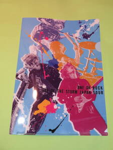 ★送無/匿名★ クリアファイル ( ONE OK ROCK EYE OF THE STORM JAPAN TOUR DVD blu-ray 特典 )　 (★棚T-1　ブルーレイ ワンオクロック