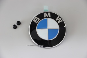 ＃◆新品　BMW純正 エンブレム＋取付グロメット 【品番:51147499154+51141807495】＊要適合確認