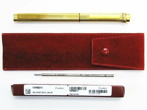 中古【Cartier カルティエ】ボールペン トリニティ リフィール交換済 カルティエにてメンテナンス済 現状品