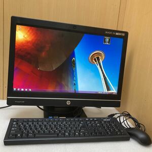 YK6575 HP Compaq Pro 6300 TPC-W010 モニタ一体型 PC パソコン Windows 7 Professional メモリー 4GB キーボード／マウス付き