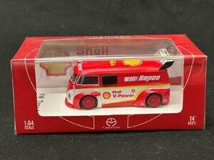 GIU4-370 未開封品 TIMEMICRO 1:64 VW Type1 ワーゲンバス PIRTEK Shell V-Power Repco ミニカー