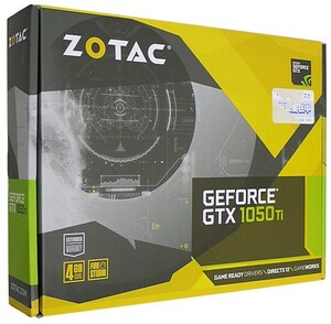 【中古】ZOTAC GeForce GTX 1050 Ti 4GB Mini ZT-P10510A-10L 元箱あり [管理:1050010403]