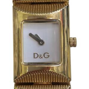 【中古品】DOLCE&GABBANA ドルチェ&ガッバーナ D&G TIME 腕時計 レディース時計 クオーツ 本体のみ L76761RD