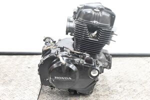 H672 当時物 純正 CB400N キック無し 6速 黒 エンジンASSY 0142 検) CB250N CB400T ホーク3