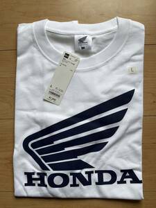 新品 Lサイズ　GU HONDA 半袖Tシャツ ホンダ　white 白　ホワイト