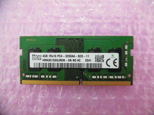 SK HYNIX (HMA851S6DJR6N-XN) PC4-25600 (DDR4-3200) 4GB ★定形外送料120円★