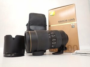 Nikon ニコン 望遠ズームレンズ AF-S NIKKOR 80-400mm F4.5-5.6G ED VR ソフトケース/説明書/元箱付き □ 6FF9B-16