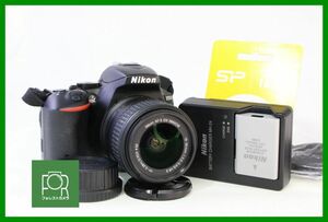 到着後即使える■良品■Nikon D5500 / 18-55mm VR II■ショット数わずか6941回■バッテリー・チャージャー・16GB SDカード付き■AC390