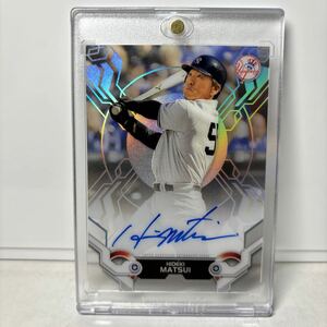 Hideki Matsui 松井秀喜 直書き　サイン　Auto 2019 Topps MLB High Tek 【検索ワード　BBM EPOCH 】