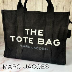 【美品】MARC JACOBS　マークジェイコブス　TOTE BAG トートバック　キャンパス　ブラック