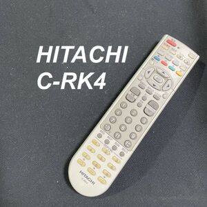 日立 HITACHI C-RK4 リモコン テレビ 液晶 赤外線チェック済 清掃 除菌済み 中古 RC2681