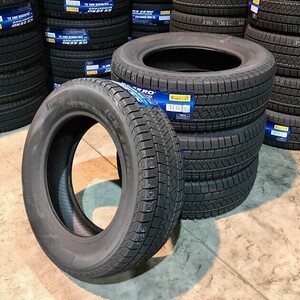 (IG006.7.2) 送料別 [4本セット] PIRELLI ICE ZERO ASIMMETRICO　195/60R16 89H 2023製造 室内保管 スタッドレス 195/60/16