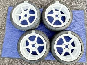 ロードスターND アドバンレーシング　100-4H RGーⅡ 7.5J17インチ＋41 DUNLOP LEMANSV 205/45r17 22年23週目