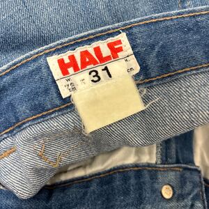 HALF ビンテージ デニム ジーンズ　昭和レトロ　古着