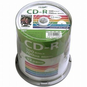 HI-DISC データ用CD-R HDCR80GP100 (700MB/52倍速/100枚)