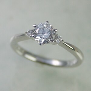 婚約指輪 安い プラチナ ダイヤモンド リング 0.2カラット 鑑定書付 0.227ct Dカラー VS1クラス 3EXカット H&C CGL