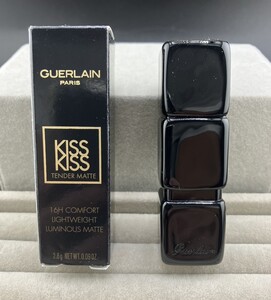 未使用新品！ GUERLAIN ゲラン キスキス テンダーマット リップスティック No.999 エターナルレッド 定価：4730円