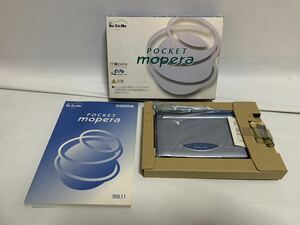 NTT POCKET mopera ポケットモペラ 未使用長期保管品 PDA ジャンク 153j2700