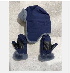 UGG キッズ　子供　赤ちゃん　帽子 防寒 防風 冬 CAP キャップ　ベビー　お祝い　出産祝い 手袋 暖かい 裏起毛