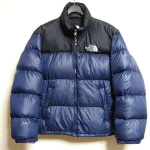 THE NORTH FACE ノースフェイス ヌプシ ダウンジャケット 700FP メンズ Mサイズ 正規品 ネイビー ブルー Z3482