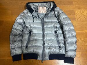 HERNO ヘルノ ダウンジャケット 48 軽量 切替 パーカー MONCLER アウター L ジャケット ブルゾン