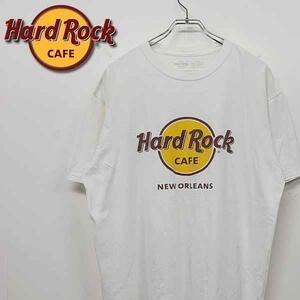 古着 90s ハードロックカフェ ニューオーリンズ Tシャツ ビッグロゴ L