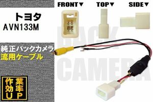 トヨタ純正 NHDT-W59G 対応 イクリプス ECLIPSE AVN133M 社外ナビ 市販ナビ RCA 接続 変換 リアカメラ ハーネス 配線 コード ケーブル