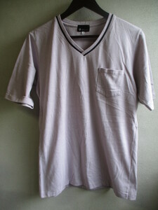 【TK MIXPICE】 Tシャツ メンズ サイズ:3 色:ライトパープル 身丈:67 身幅:45 肩幅:41/MAC