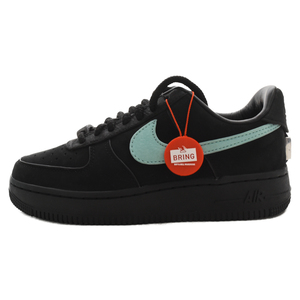 NIKE ナイキ×TIFFANY&CO AIR FORCE 1 LOW 1837 BLACK ティファニー エアフォース1 ローカットスニーカー ブラック/ブルー US5 DZ1382-001