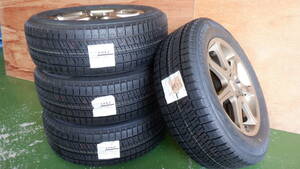 在確不要!新品 ブリヂストン BLIZZAK VRX2 225/60R17 22年+中古ホイール 17X7 5H114.3 1台分 アル.ヴェル/デリカD5/エクリプスクロス など