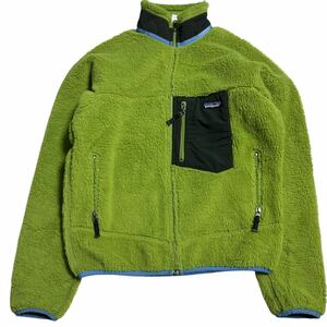 美品 2006年製 Patagonia パタゴニア レトロX フリースジャケットアシッドグリーン S