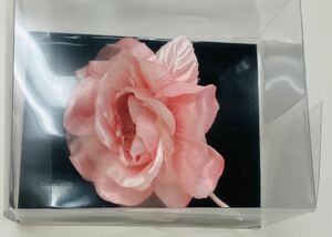 ピンクコサージュ　薔薇　昭和レトロ　アンティーク