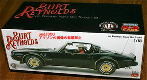 Infinite Statue 1/18バートレイノルズ 1980ポンティアック ファイヤーバード トランザム7000 Burt Reynolds on Pontiac Firebird Trans Am