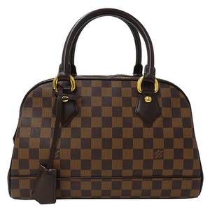 ルイ・ヴィトン LOUIS VUITTON バッグ ダミエ レディース ブランド ハンドバッグ ドゥオモ エベヌ ブラウン N60008 手さげ ドーム型 茶色