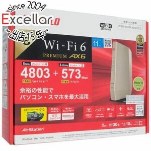 【中古】BUFFALO バッファロー 無線LANルータ AirStation WSR-5400AX6S/DCG シャンパンゴールド 元箱あり [管理:1050023593]