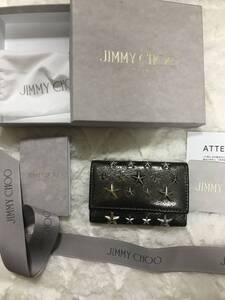 JIMMY CHOO　キーケース　メタリック　スタースタッズ　レディース　メンズ