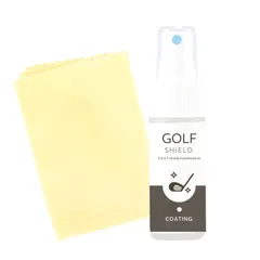 [ SHIELD ] ゴルフクラブ 用品 コーティング GOLF SHIELD (メンテナンス クリーナー/クロス付き)防汚 光沢 艶出し 撥水 ゴルフ用品 お手入れ