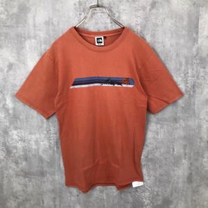 THE NORTH FACE Tシャツ 半袖 綿100% フロント プリント S 送料無料